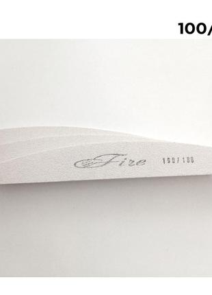 Пилочка 100 180 наждачная полумесяц  набор пилок для ногтей  (25шт/уп.), пилочки для маникюра и педикюра