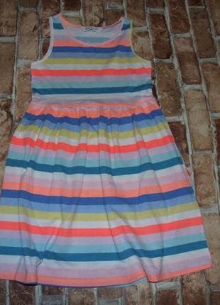 Платье хлопковый сарафан девочке 8 - 10 лет h&m