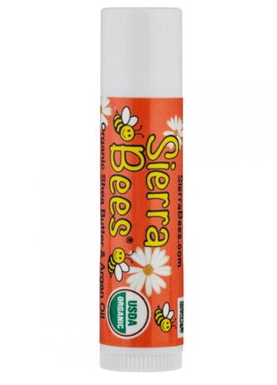 Бальзам sierra bees органічний для губ олія ши та арганова олія 1 шт.