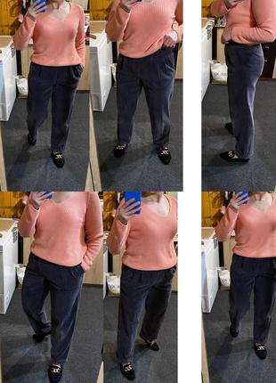 Стильные вельветовые штаны с защипами ,qudro,p38-402 фото