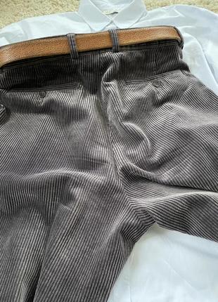 Стильные вельветовые штаны с защипами ,qudro,p38-408 фото