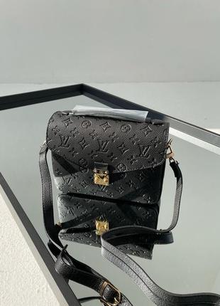 Сумка louis vuitton pochette metis black5 фото