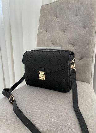 Сумка louis vuitton pochette metis black9 фото