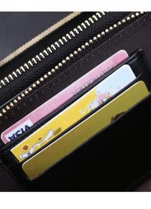 Стильная мини-сумка кошелек клатч на плечо синий4 фото