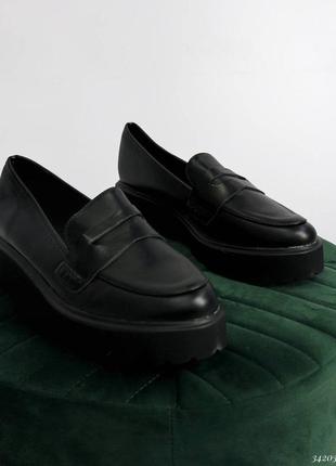 Туфли на тракторной подошве