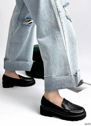 Туфли на тракторной подошве