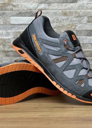 Мужские кожаные кроссовки salomon Pulse ultra track