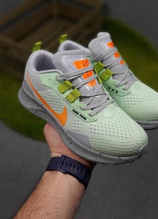 Nike pegasus trail бирюзовые кроссовки женские сетка текстиль легкие демисезон низкие демисезонные весенние летние отменные качество8 фото