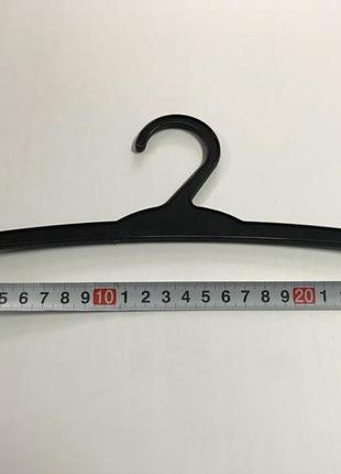 Плічка вішалки пластмасові для нижньої білизни чорні, 28 см2 фото