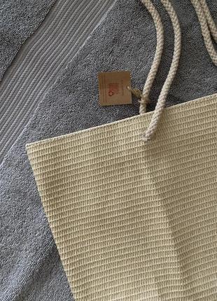 Сумка шопер плетена солом’яна clarins