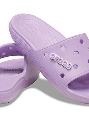 Crocs classic slide оригинал сша w8 38-39 (24 см.) сланцы шлепки шлепанцы original подростковые крокс