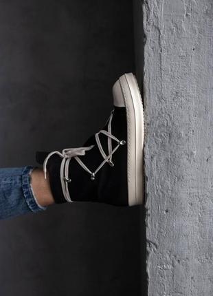 Кроссовки мужские, женские rick owens denim5 фото