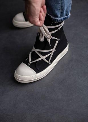 Кроссовки мужские, женские rick owens denim6 фото