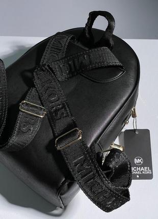 Рюкзак michael kors patterned total black4 фото