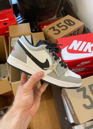 Женские кроссовки jordan 1 retro low люкс качество