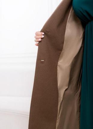 Элегантное женское пальто большого размера и норма(р.46-68)9 фото