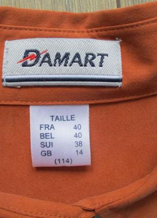 Damart (m/40) подовжена сорочка жіноча з шовку7 фото