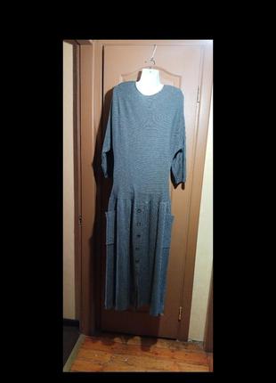 Шерстяне стильне плаття з поикрасою з валяної шерсті2 фото