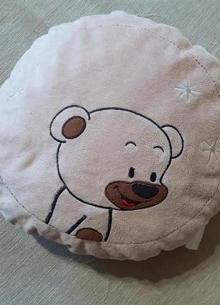 Декоративная круглая  подушки для детей  ,мишка теддик1 фото