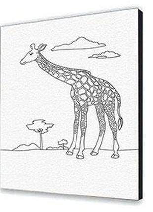 Картина за номерами для дітей art craft жираф 25х30 см 15522-ac2 фото