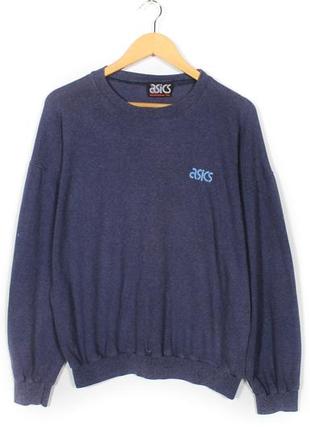 Asics vintage crewneck вінтажний чоловічий світшот кофта розмір m 90s