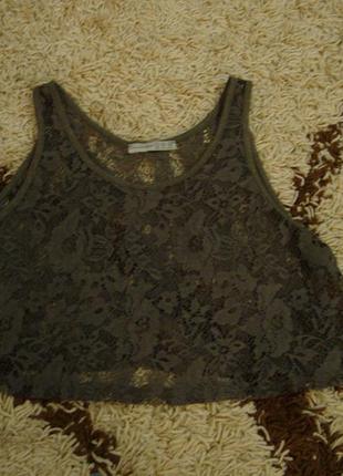 Топ, майка, кроп, футболка atmosphere ажурная