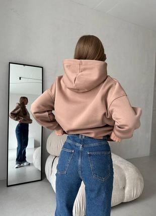 Тепленькое худи оверсайз с капюшоном8 фото