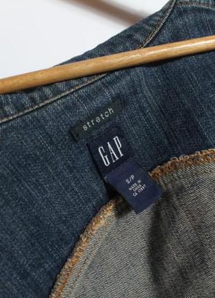 Gap stretch denim джинсова куртка жіноча джинсівка розмір s-m8 фото