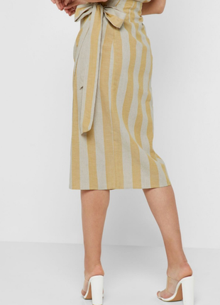 Стильная юбка труба, лен, mango4 фото