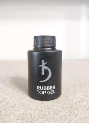 Rubber top - каучуковое верхнее покрытие (топ/финиш) для гель лака, 35 мл