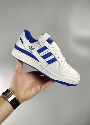 Adidas forum white blue