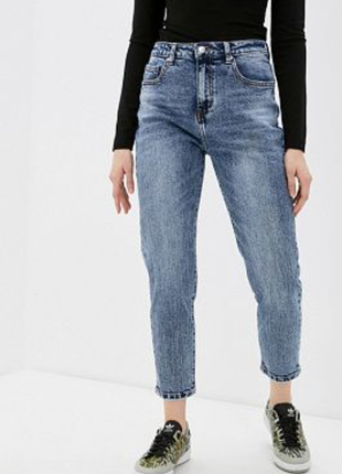 Джинси 👖mom slim, high waist by denim