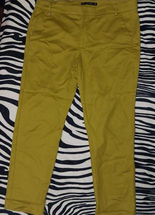 Штани жіночі zara basic розмір 32 (xl)3 фото