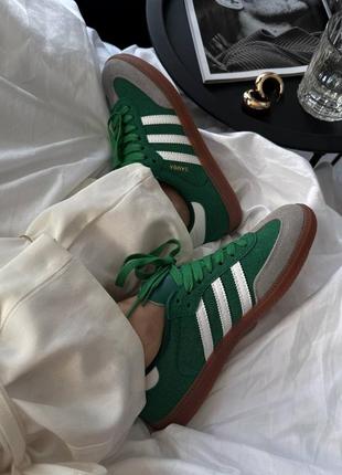 👟 кеди adidas samba og green / наложка bs👟7 фото