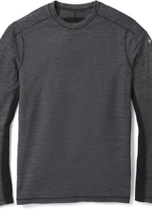 Термокофта smart wool men's phd ultra light long sleeve 16097 charcoal s (1033-sw 16097.003-s)