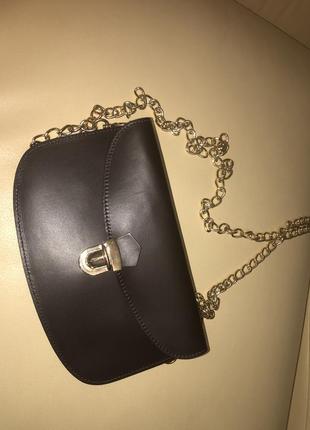 Кроссбоди клатч crossbody made in italy кожа!6 фото