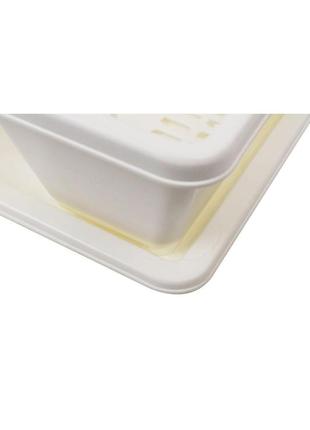 Сушилка для посуды с поддоном 47х38х8,5 см молочная tontarelli3 фото