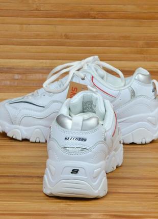 Кроссовки белые хит размеры в стиле skechers d'lites 39 и 412 фото