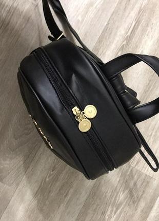 Чорний жіночий рюкзак міні6 фото