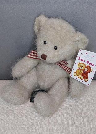 Колекційна іграшка ведмедик russ bear "cameron" з мохеровим хутром3 фото