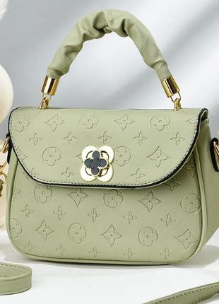 Модная женская мини сумочка клатч с тиснением3 фото
