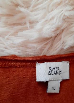 Трикотажна коротка футболка з довгим рукавом від river island3 фото