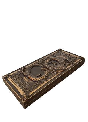 Нарди дерев'яні "велич дракона": подарунок для поціновувачів ексклюзивних ігор, 50×23 см, арт.1930026 фото
