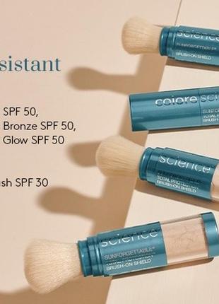 Сонцезахисна розсипчаста пудра для обличчя colorescience sunforgettable total protection brush-on shield spf 50