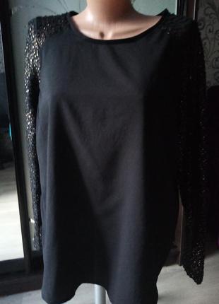 Шикарная кофточка блузка с разрезами orsay1 фото