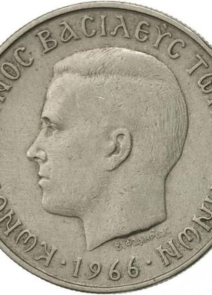 Греция › король константин ii 2 драхмы, 1966-1970  №1073
