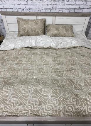 Комплект постельного белья бежевый