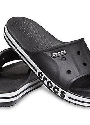 Crocs bayaband slide оригинал сша w8 38-39 (24.5 см)  женские сланцы шлепки шлепанцы шльопки крокс original1 фото