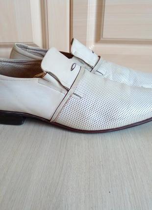 Итальянские легкие летние туфли basconi, 44 р. ( 31-32 см).10 фото