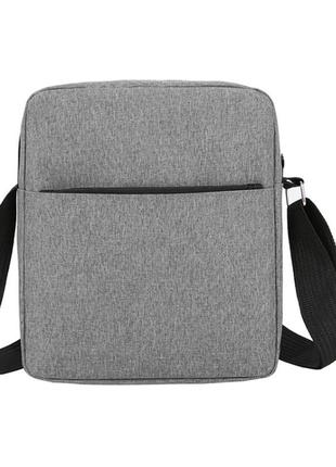 Мужской набор городской рюкзак тканевый + мужская сумка планшетка + кошелек клатч4 фото